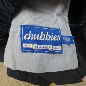 Chubbies Originals Mens Navy Blue Stretch 5.5 Inseam Shorts Size Medium